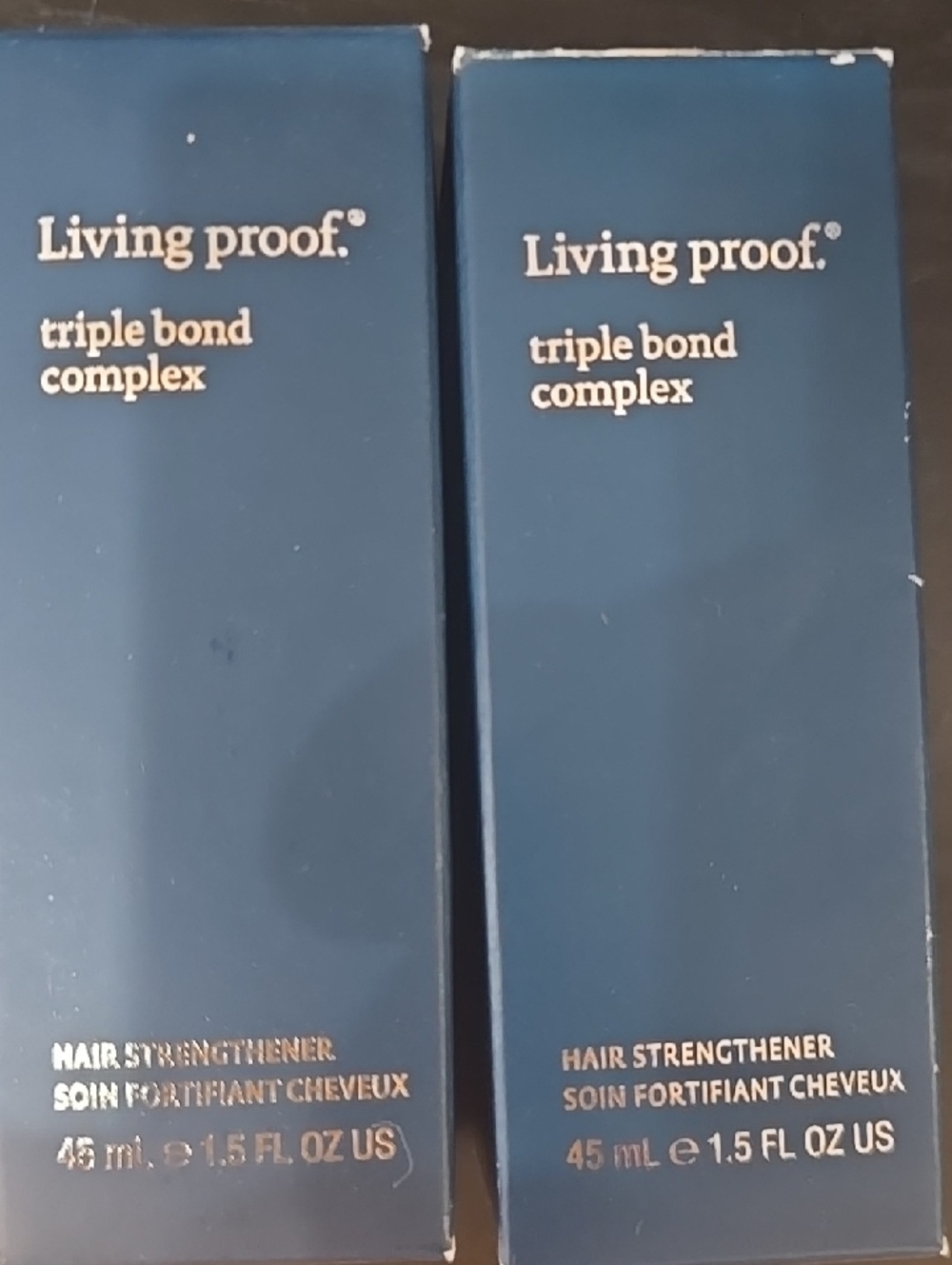 2 Living Proof Triple Bond Complex Hair Strengthener - Blue